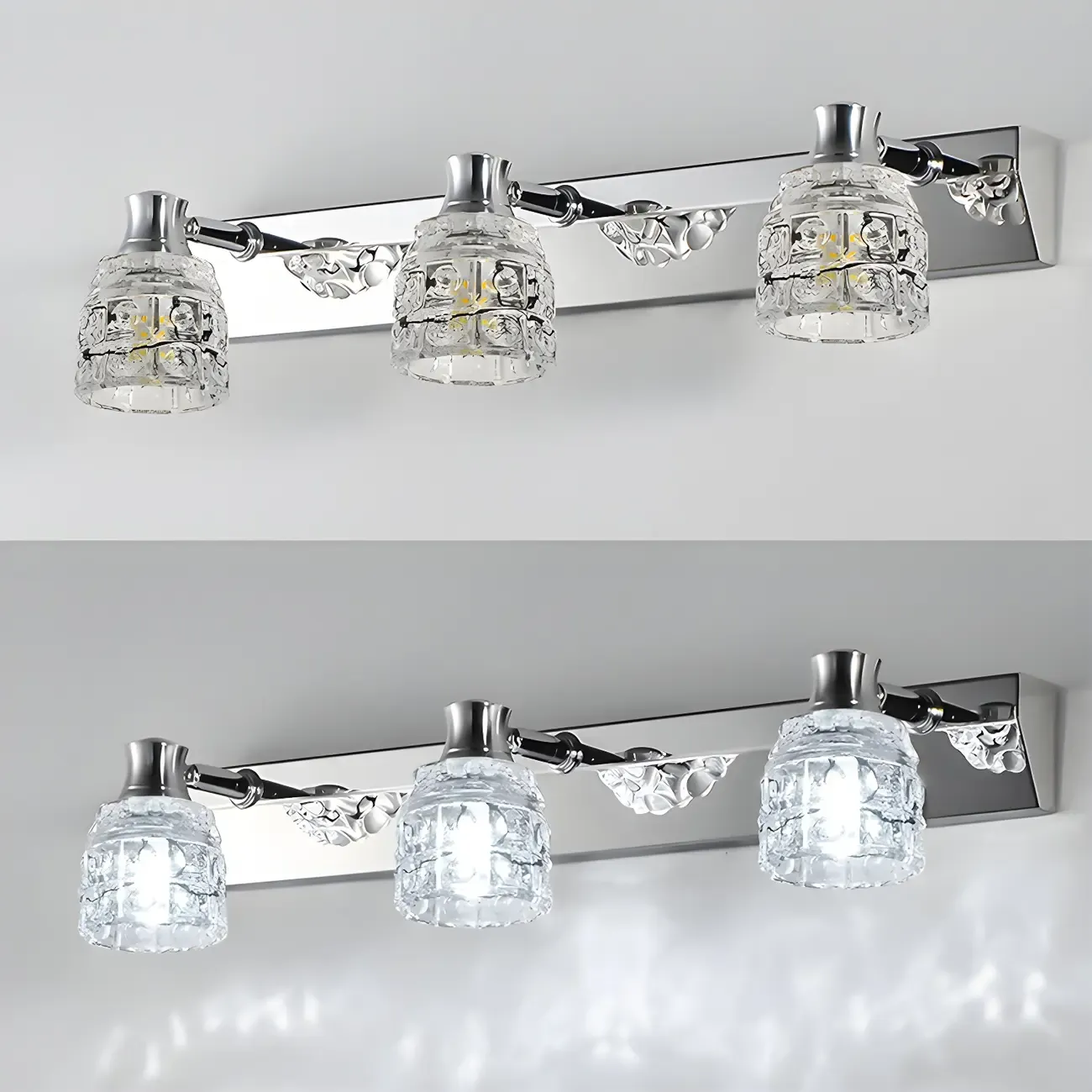 Crystal Retro Vanity Light Elegance for Bathroom Wall Image - 13