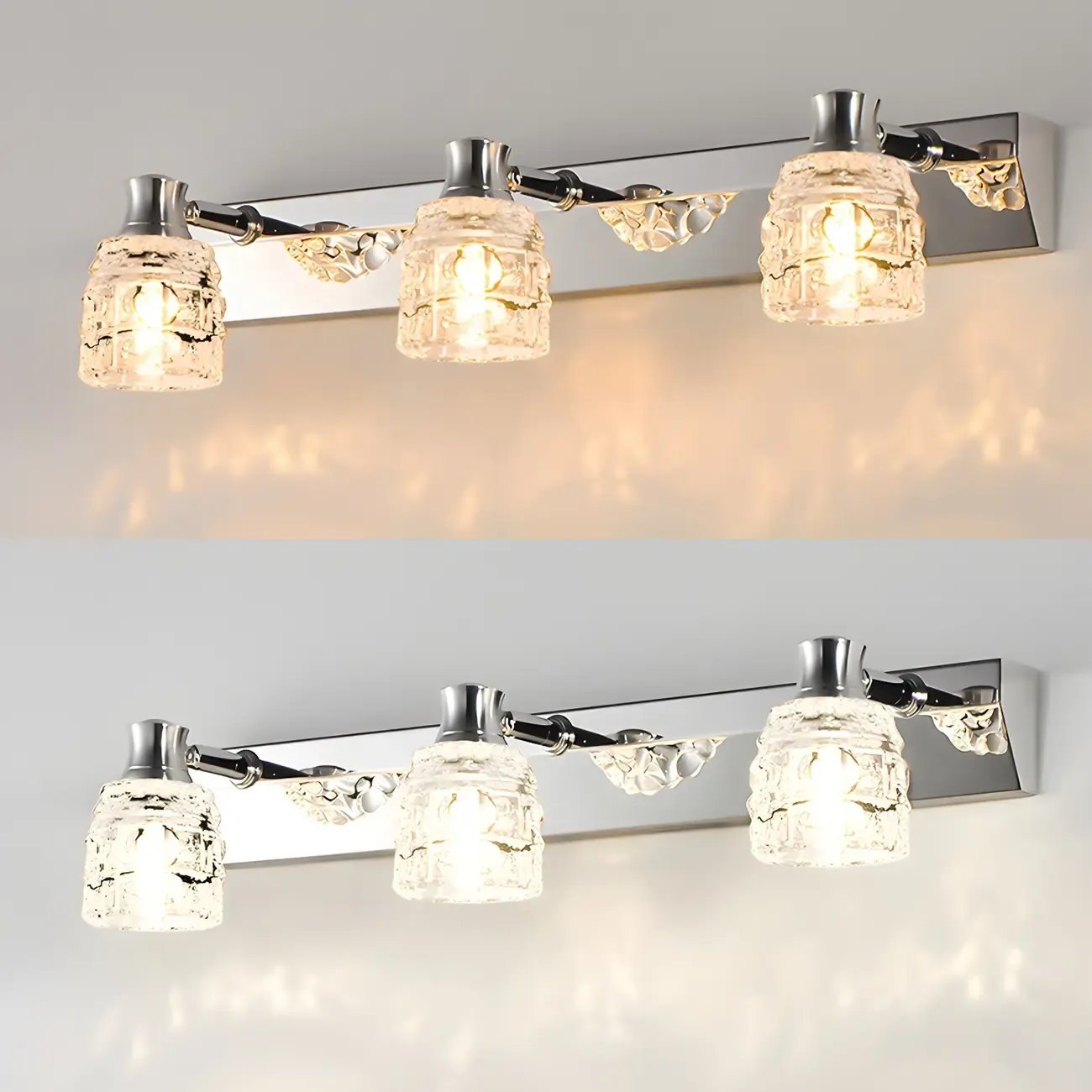 Crystal Retro Vanity Light Elegance for Bathroom Wall Image - 3