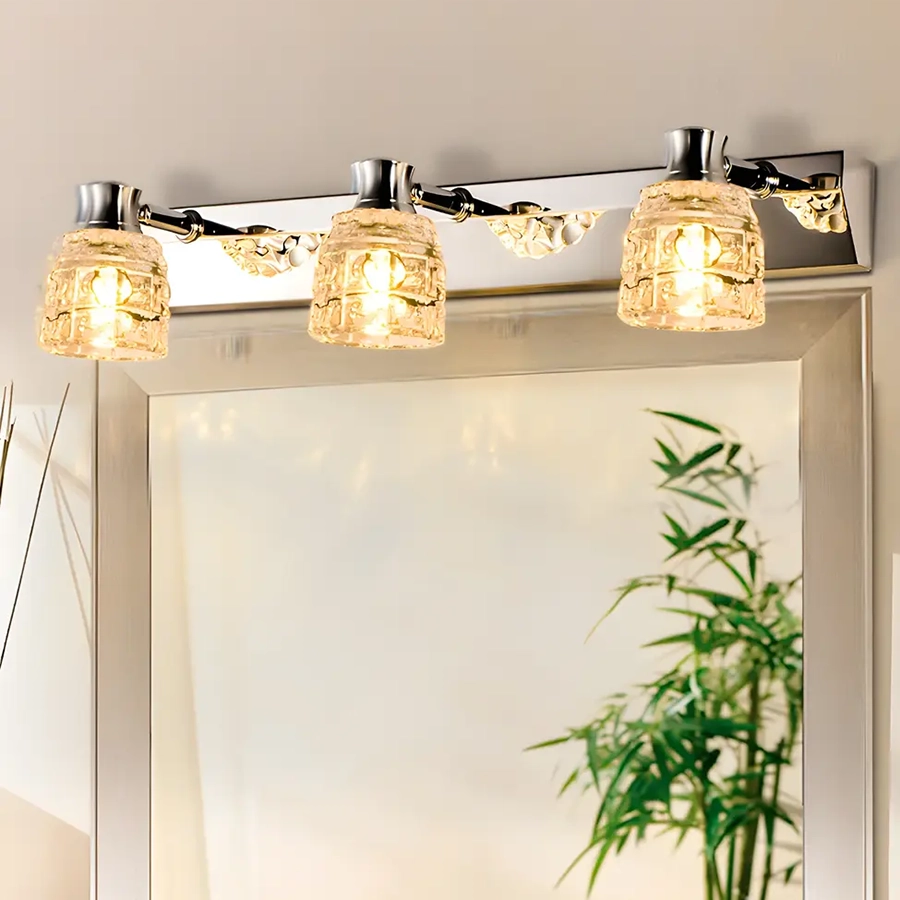 Crystal Retro Vanity Light Elegance for Bathroom Wall | homeyfad