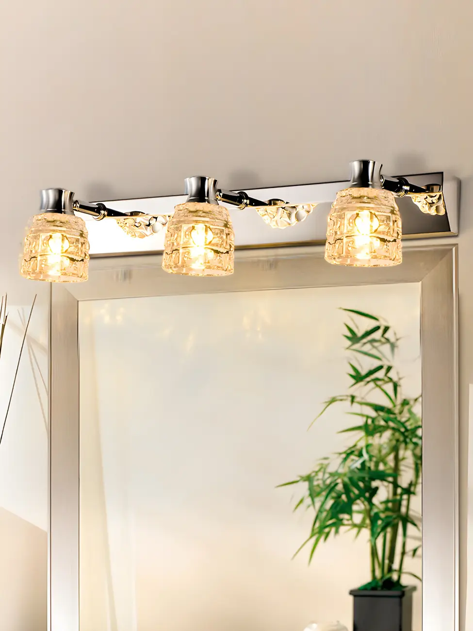 Crystal Retro Vanity Light Elegance for Bathroom Wall Image - 1 | homeyfad