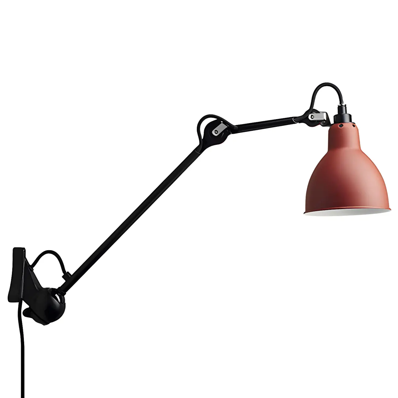 Industrial Metal Black Adjustable Swing Arm Wall Light Image - 12 | homeyfad