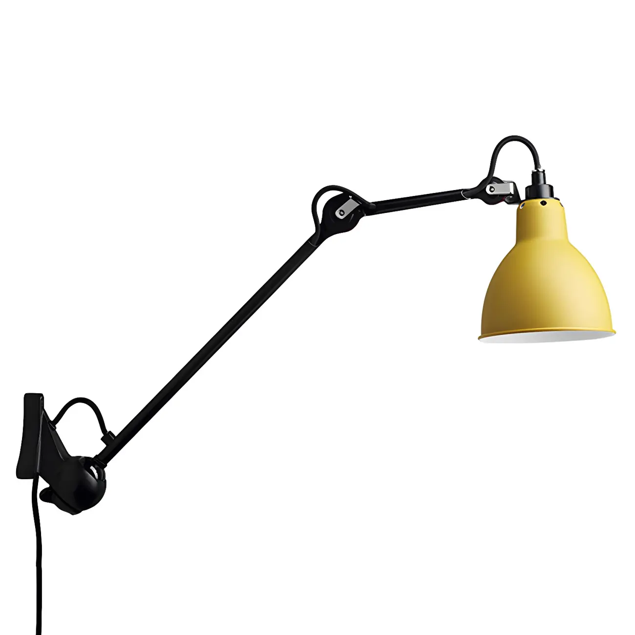 Industrial Metal Black Adjustable Swing Arm Wall Light Image - 14 | homeyfad