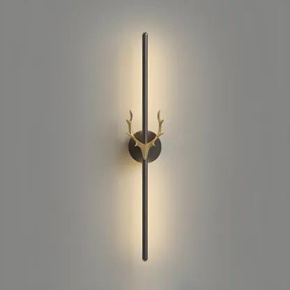 Nordic Linear Metal Wall Light Sconce with Modern Style Image - 15