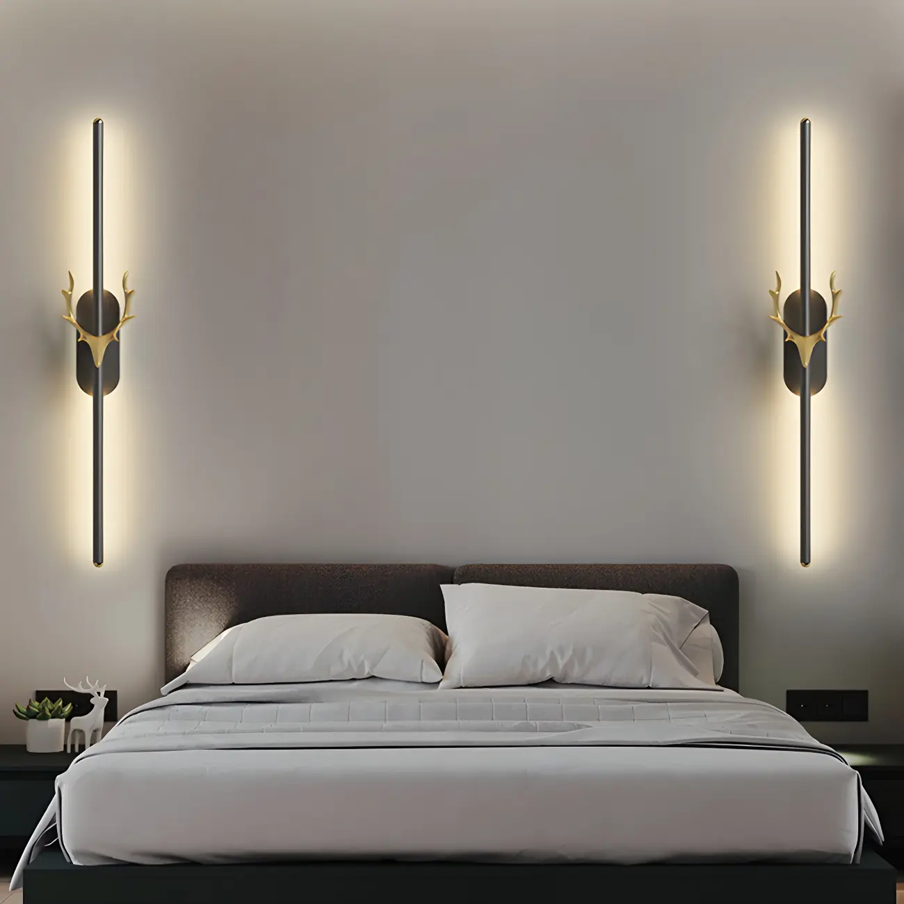 Nordic Linear Metal Wall Light Sconce with Modern Style Image - 4 | homeyfad