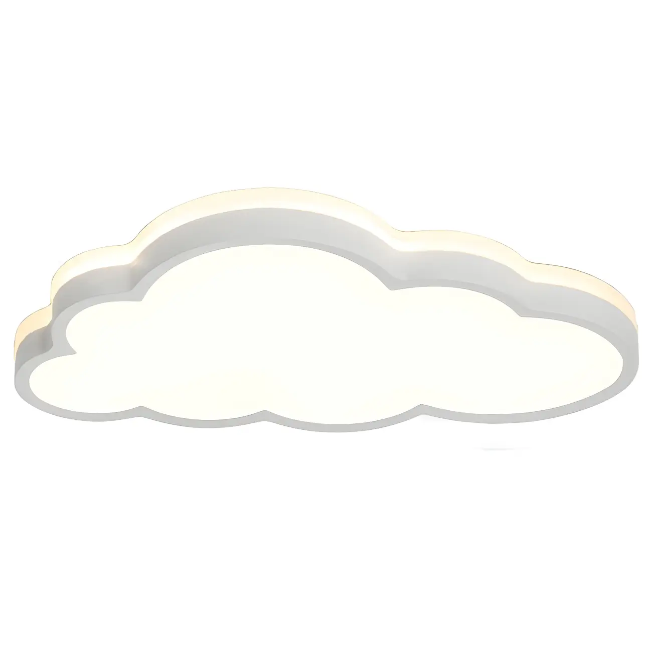 Dimmable LED Cloud Shape Flush Mount Ceiling Light for Kids | homeyfad