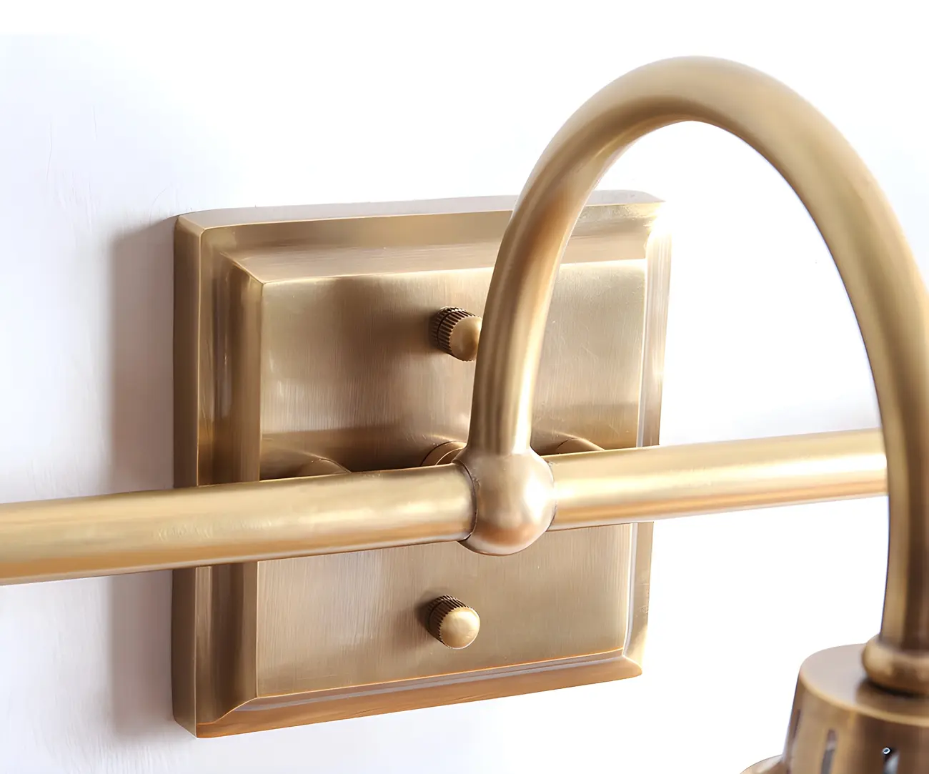 Glam Brass Vanity Lights with Prismatic Glass Shade for Bathroom Image - 15 | homeyfad