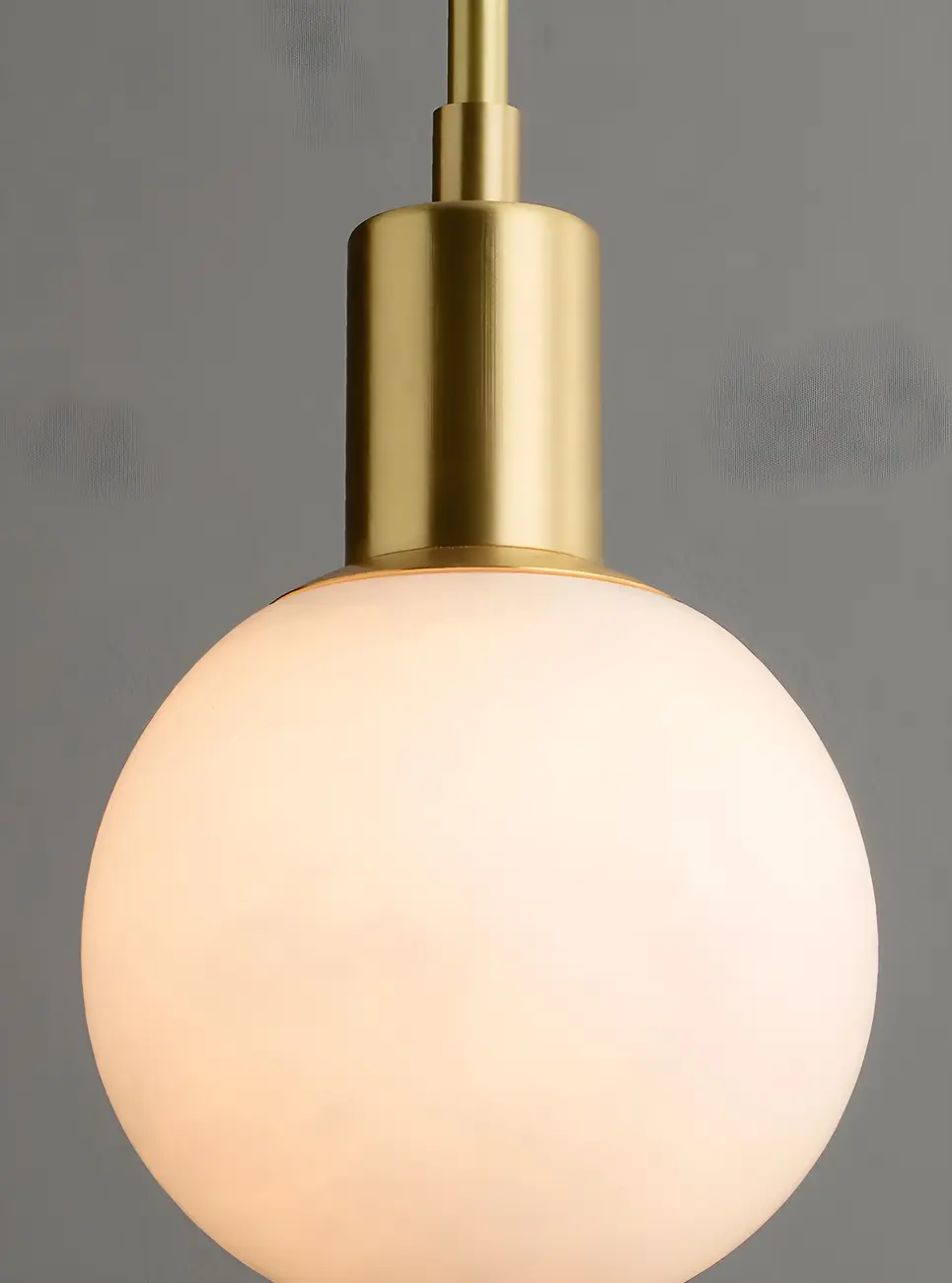 Minimalistic Alabaster White Bell Globe Pendant Light Image - 15 | homeyfad
