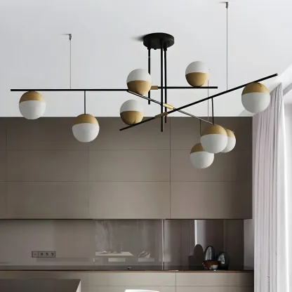 Minimalist Sputnik 9-Light Globe Pendant Light Image - 4