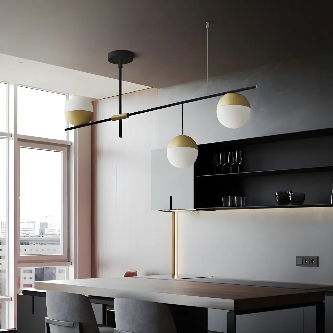 Minimalist Sputnik 9-Light Globe Pendant Light Image - 6