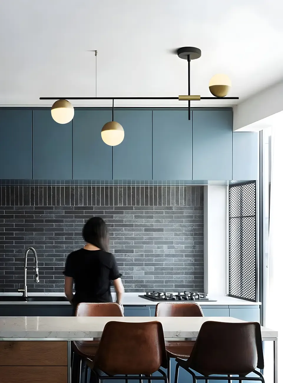 Minimalist Sputnik 9-Light Globe Pendant Light Image - 13