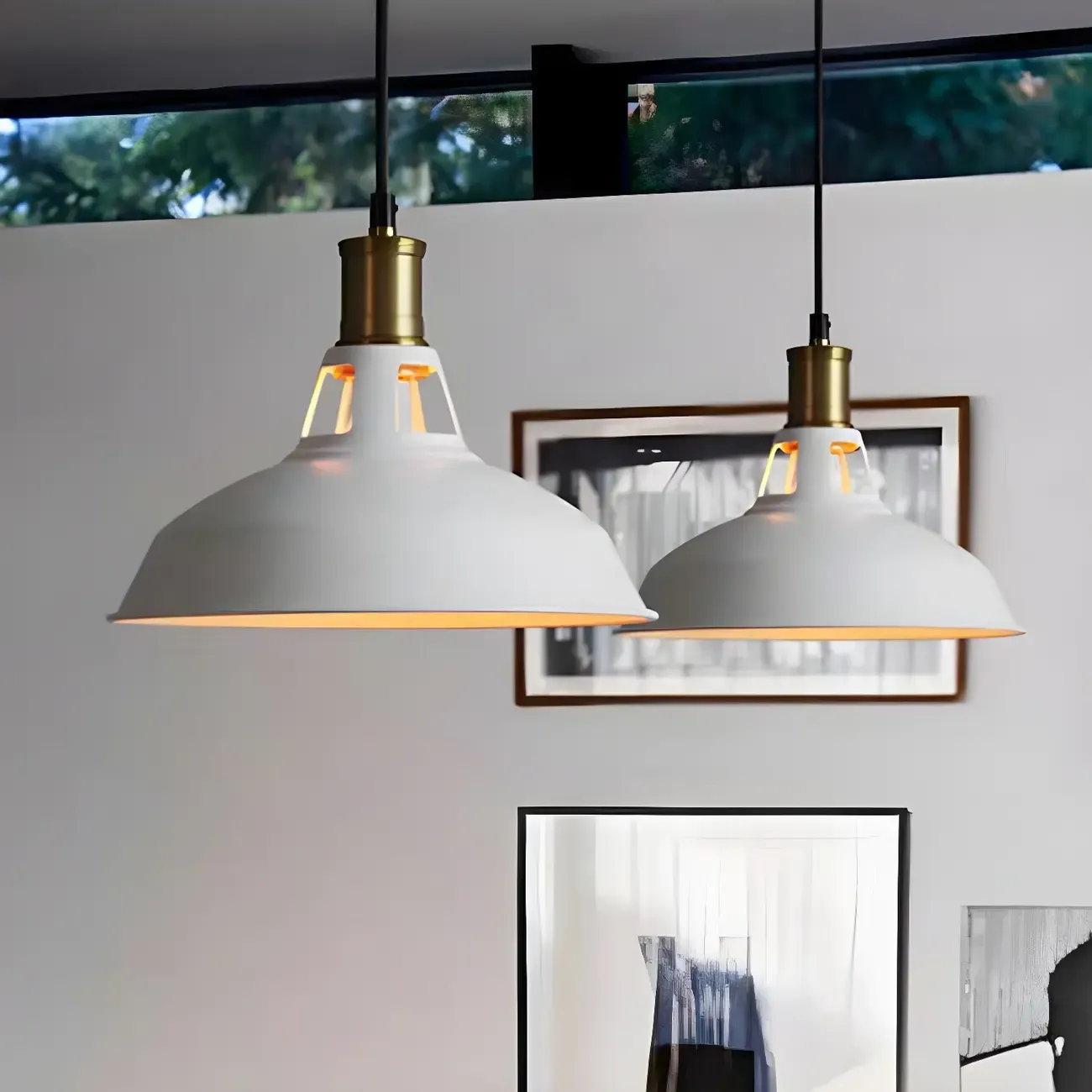 Warehouse Style Metal Industrial Hanging Kitchen Pendant Light Image - 6