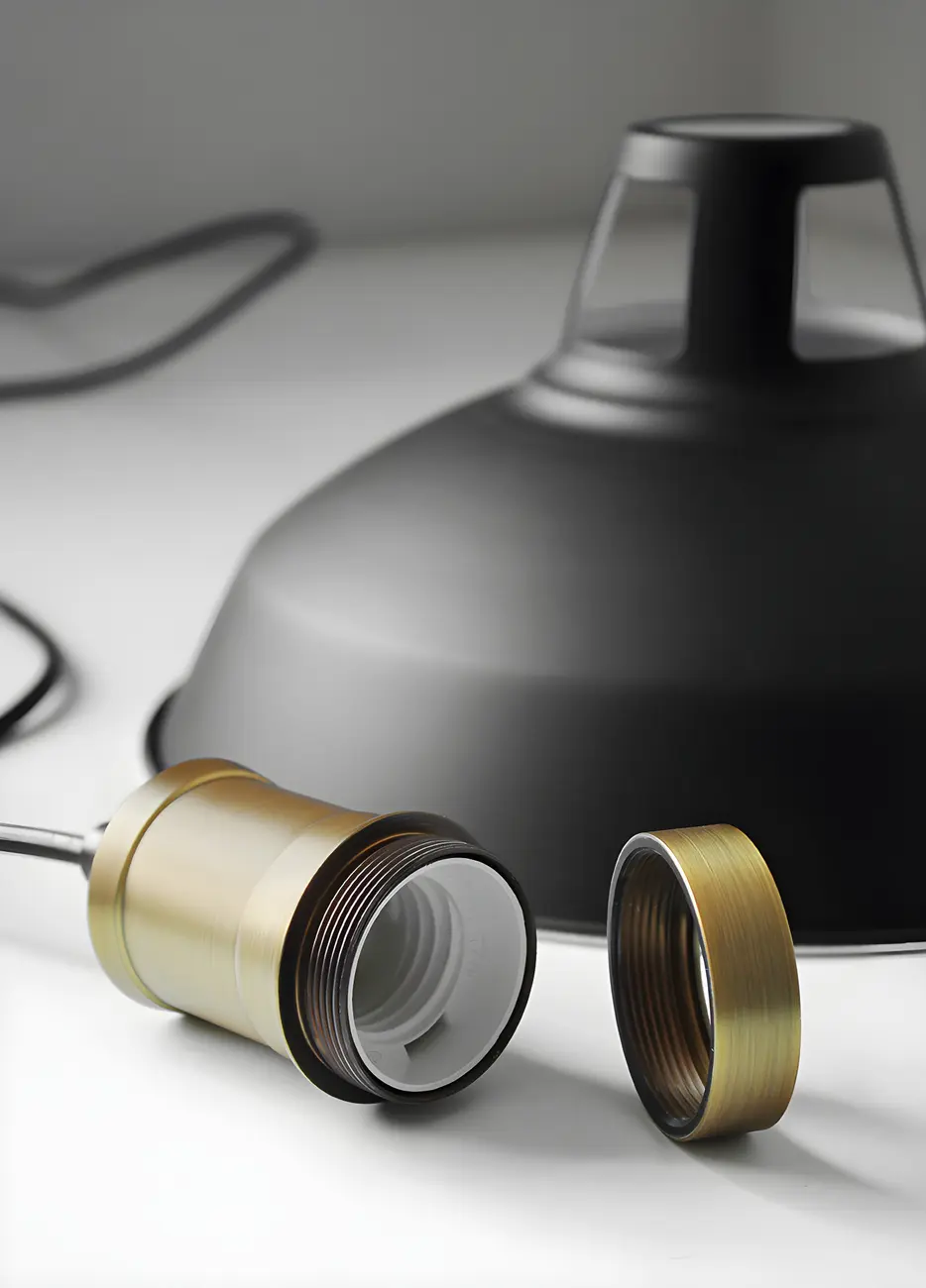 Warehouse Style Metal Industrial Hanging Kitchen Pendant Light Image - 14 | homeyfad