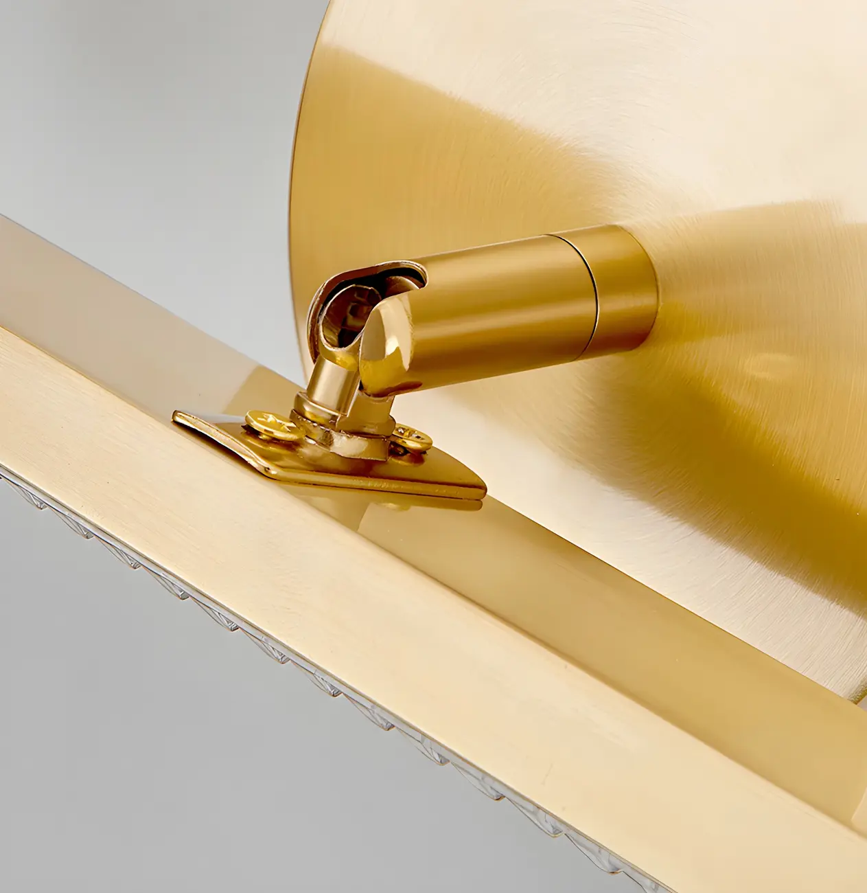 Elegant Linear LED Vanity Light with Gold Accent for Bathroom Image - 15 | homeyfad