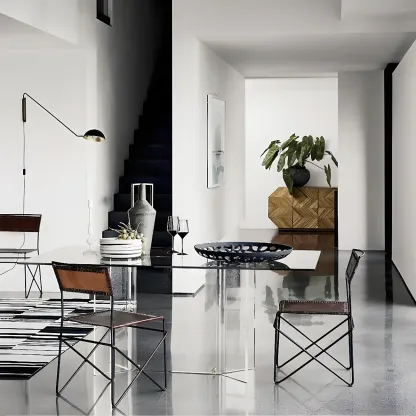 Minimalist Metal Bowl Shade Swing Arm Wall Light Image - 6