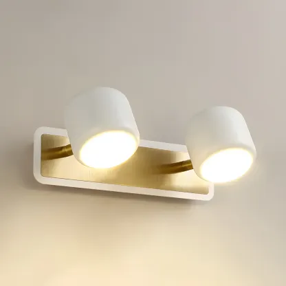 Minimalist Metal Vanity Light with Integrated LED for Bathroom Image - 3