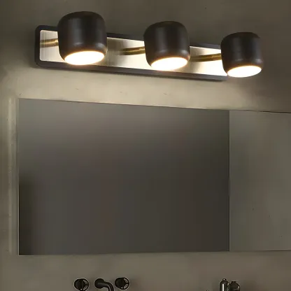 Minimalist Metal Vanity Light with Integrated LED for Bathroom Image - 5