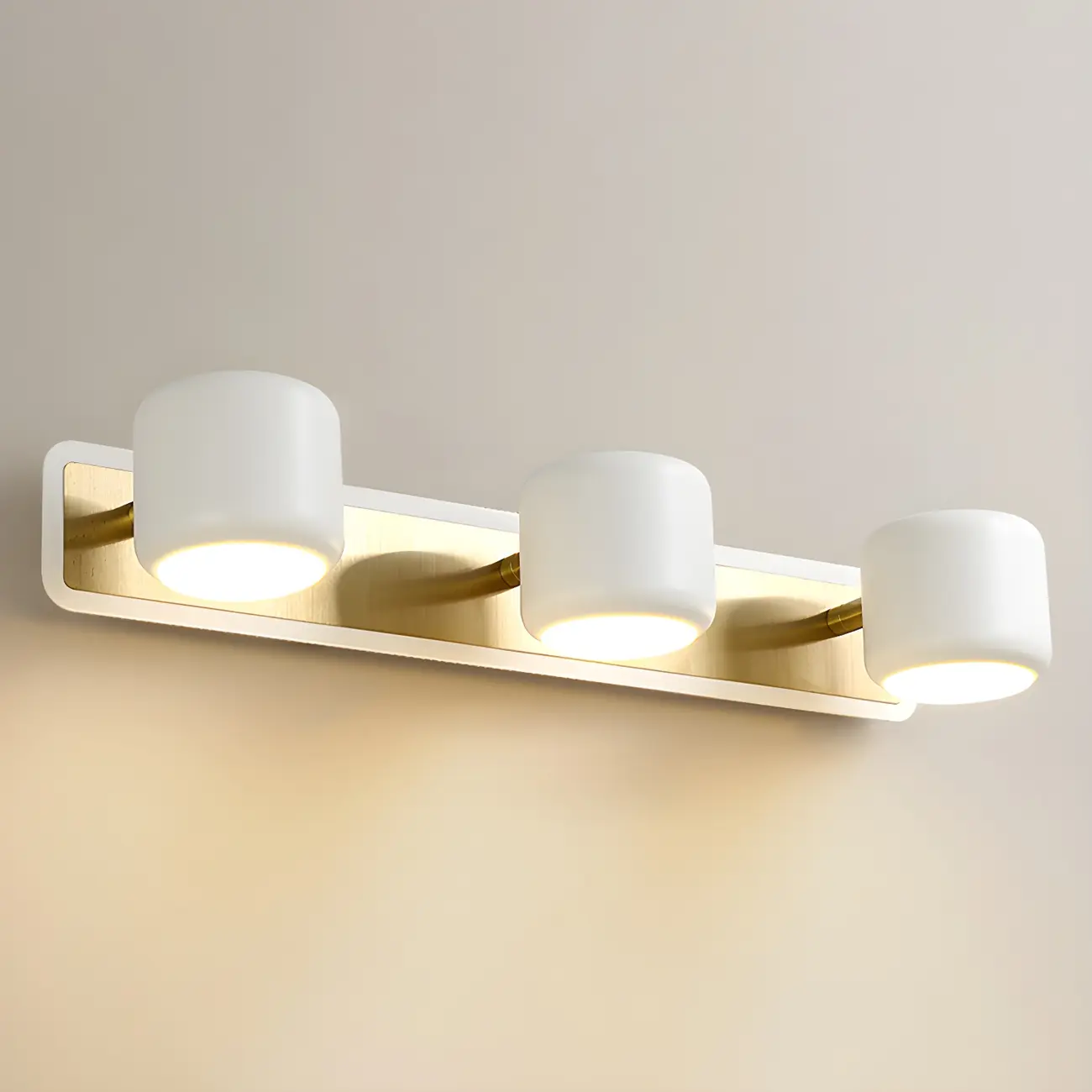 Minimalist Metal Vanity Light with Integrated LED for Bathroom Image - 6 | homeyfad