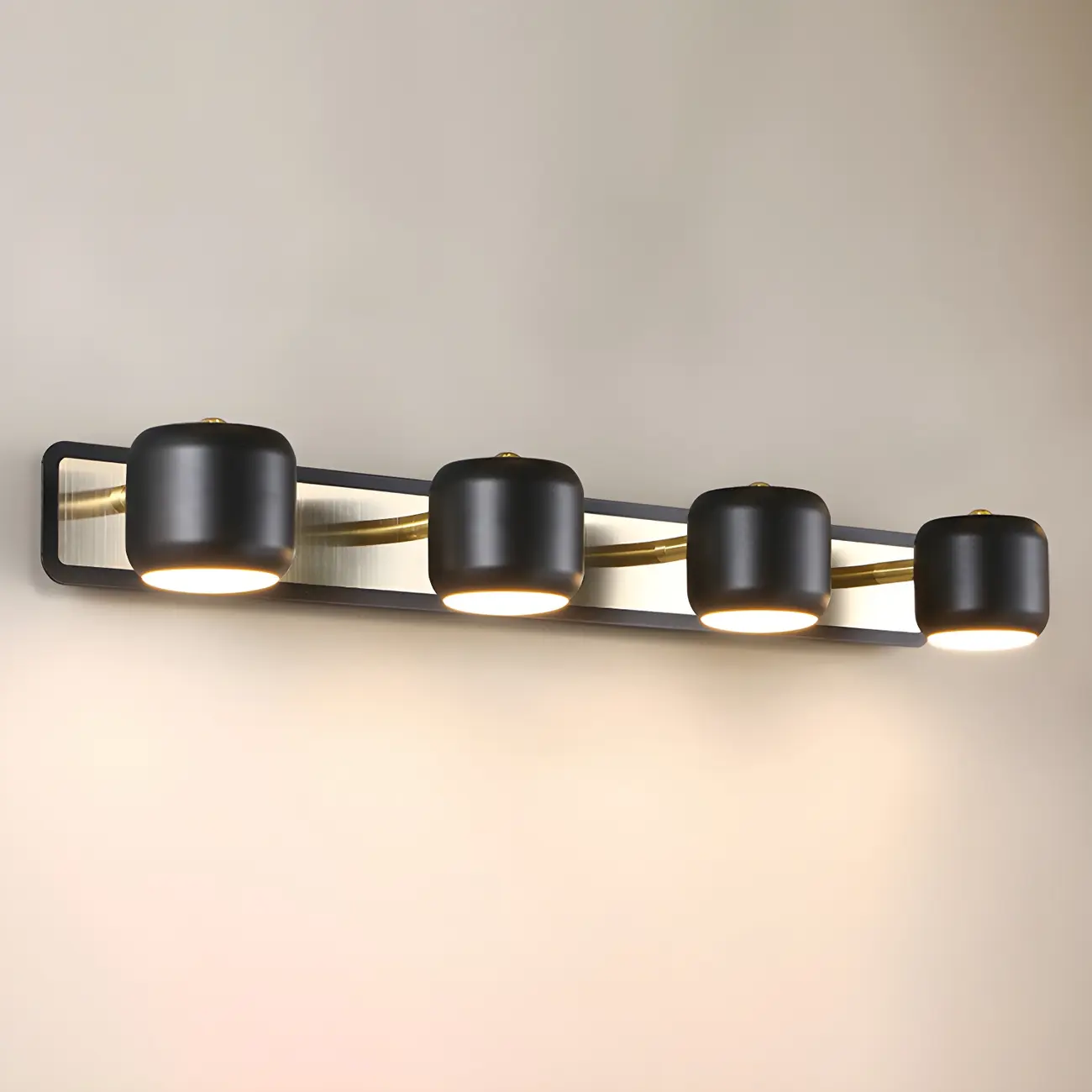 Minimalist Metal Vanity Light with Integrated LED for Bathroom Image - 11 | homeyfad