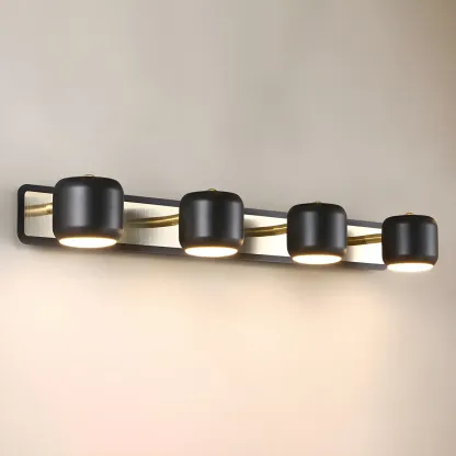 Minimalist Metal Vanity Light with Integrated LED for Bathroom Image - 11