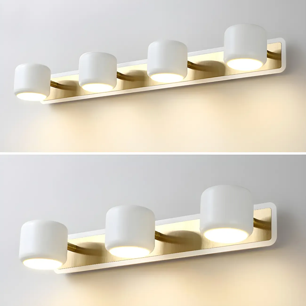 Minimalist Metal Vanity Light with Integrated LED for Bathroom Image - 14