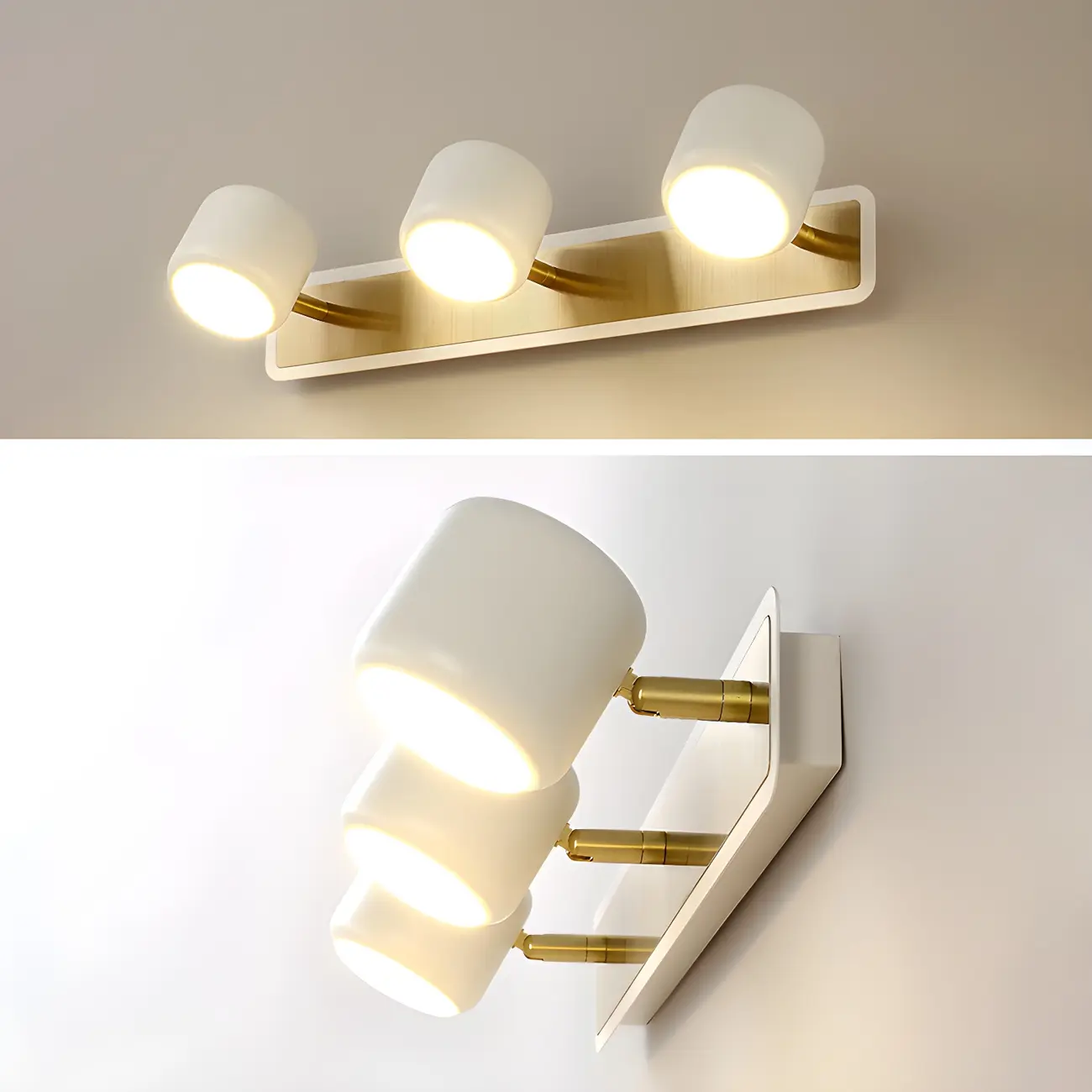 Minimalist Metal Vanity Light with Integrated LED for Bathroom Image - 15 | homeyfad