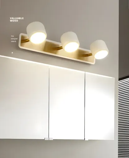 Minimalist Metal Vanity Light with Integrated LED for Bathroom Image - 19