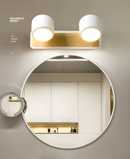 Minimalist Metal Vanity Light with Integrated LED for Bathroom Image - 20