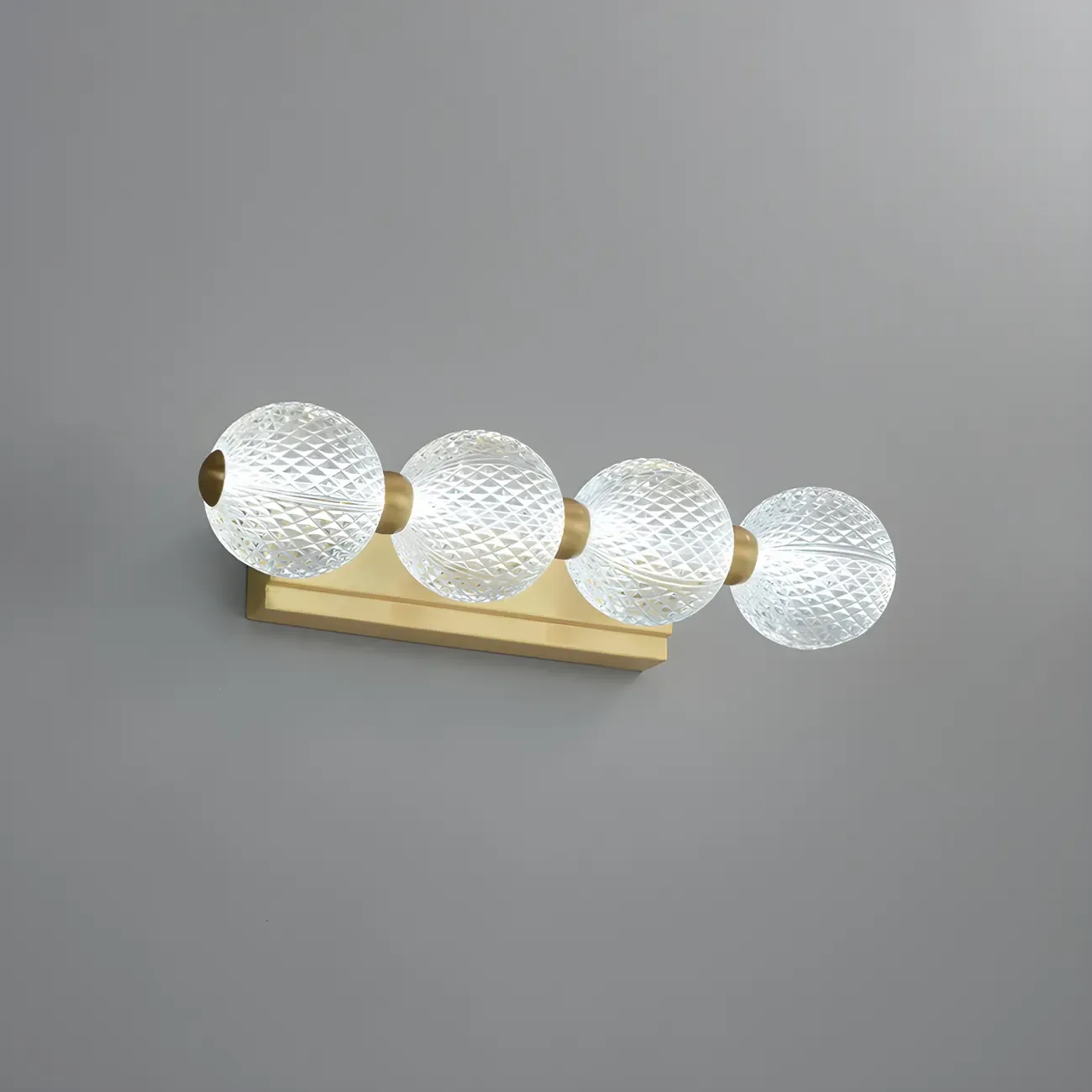 Modern Globe Vanity Light with Integrated LED for Bathroom Image - 5