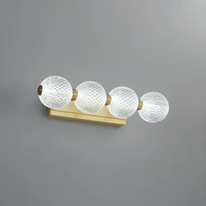 Modern Globe Vanity Light with Integrated LED for Bathroom Image - 5