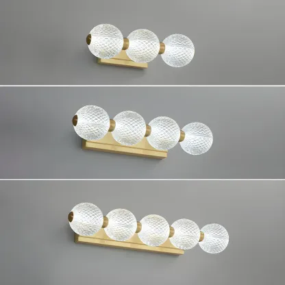 Modern Globe Vanity Light with Integrated LED for Bathroom Image - 16