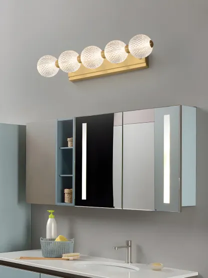 Modern Globe Vanity Light with Integrated LED for Bathroom Image - 18