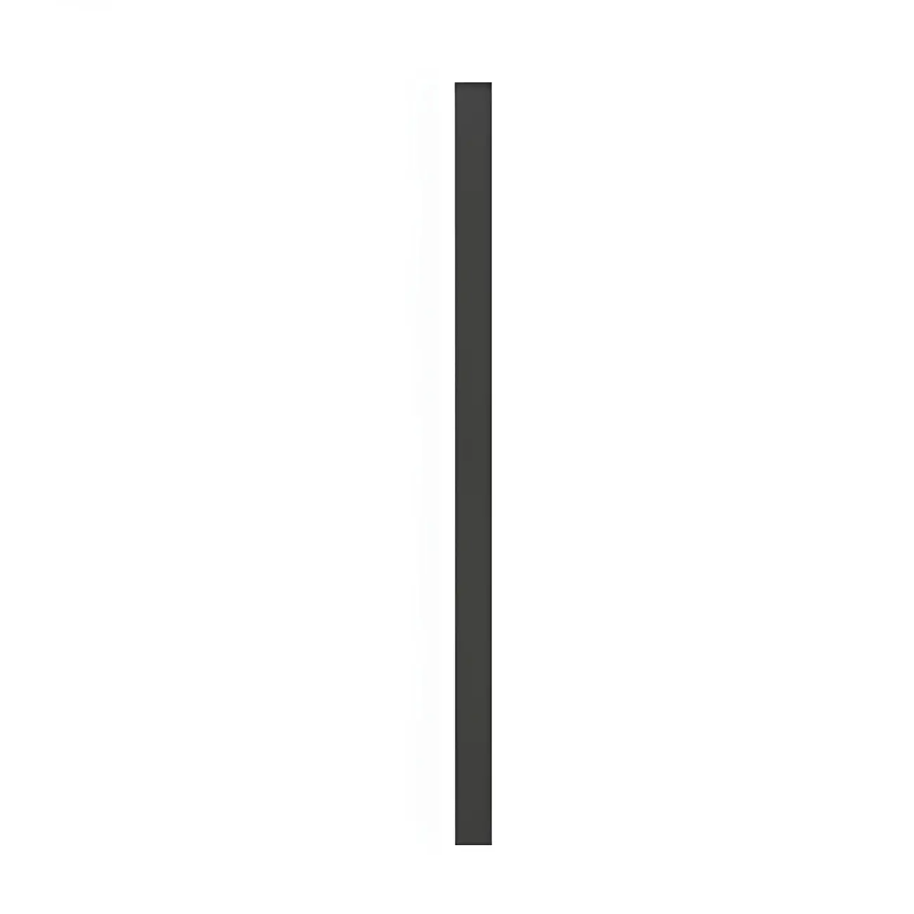 Modern Metal Black Linear Outdoor LED Wall Light Fixture Image - 2 | homeyfad
