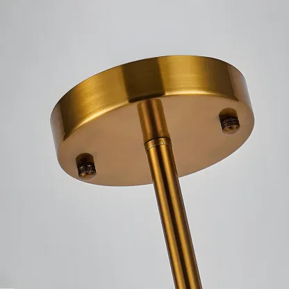 Modern Vertical Glass Chandelier for Entryway Image - 6