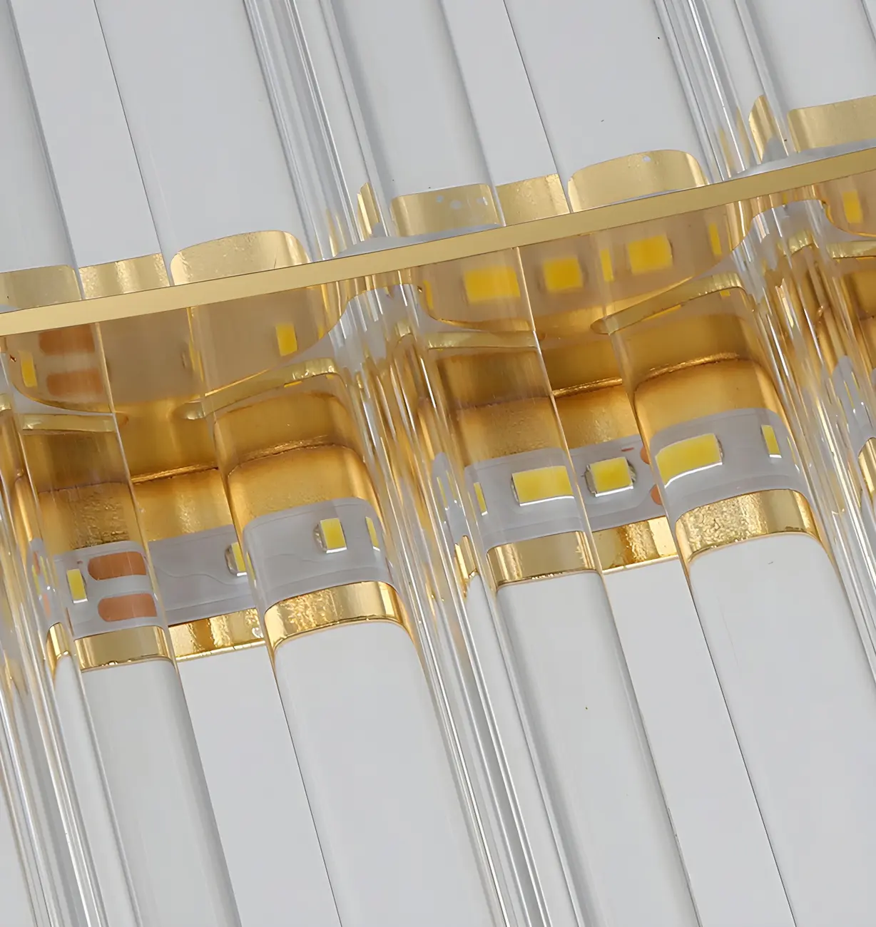 Modern Brass Round Crystal Island Chandelier Image - 17 | homeyfad