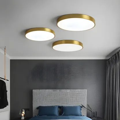 Modern Acrylic LED Flush Ceiling Light for Living Room Image - 1
