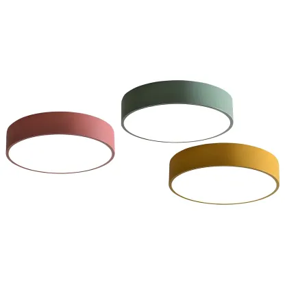 Modern Acrylic LED Flush Ceiling Light for Living Room Image - 9