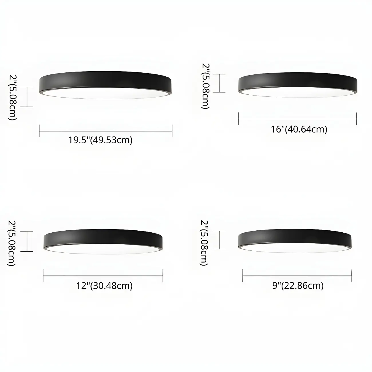 Modern Acrylic LED Flush Ceiling Light for Living Room Image - 12 | homeyfad