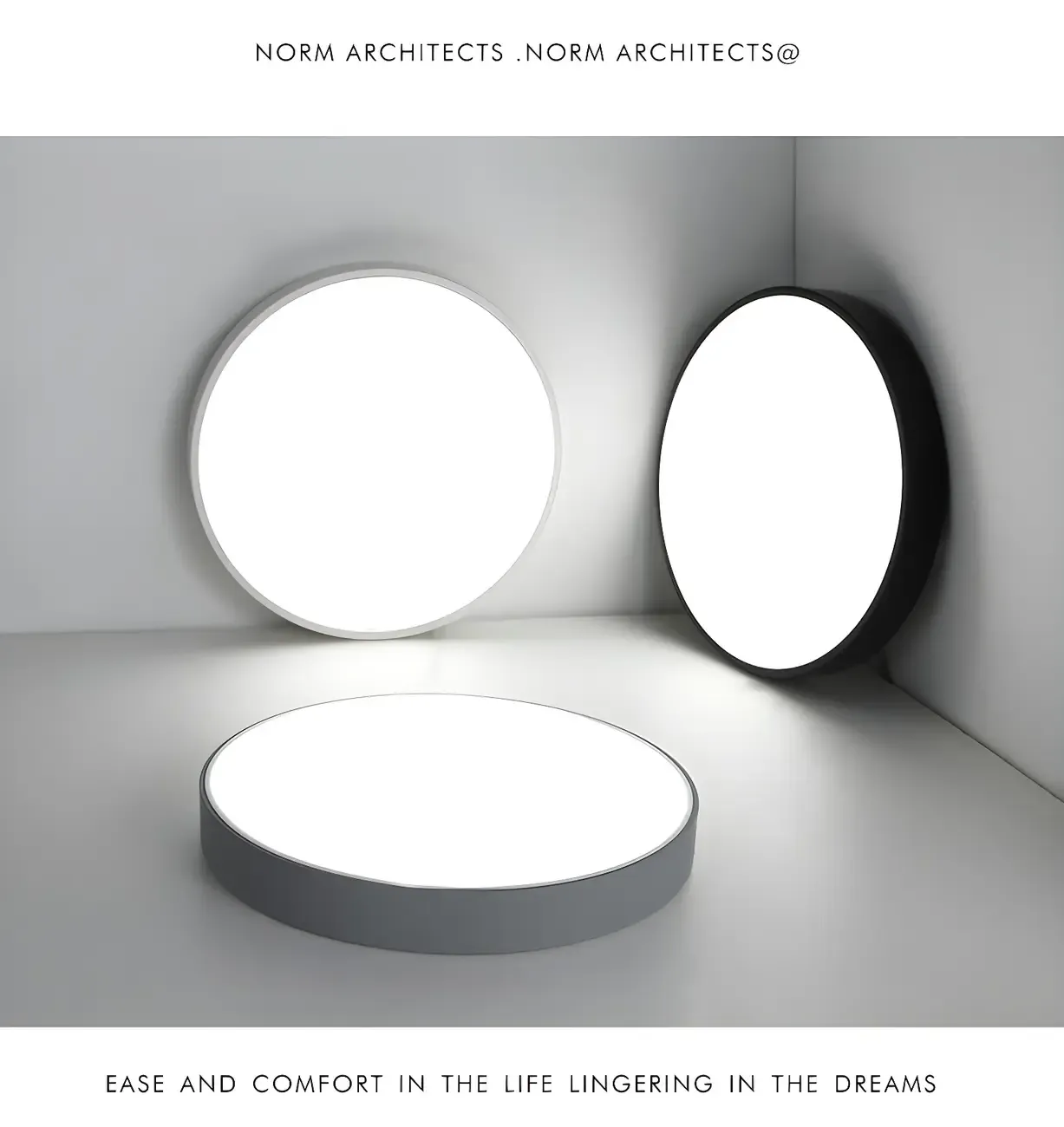 Modern Acrylic LED Flush Ceiling Light for Living Room Image - 17