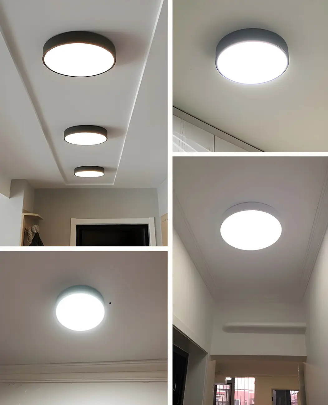 Modern Acrylic LED Flush Ceiling Light for Living Room Image - 23 | homeyfad