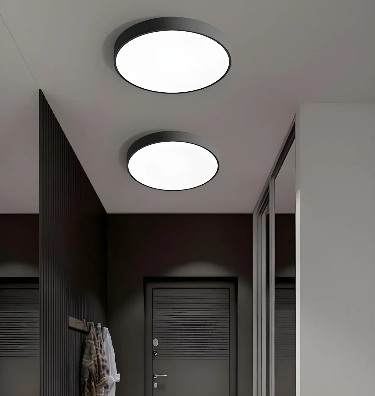 Modern Acrylic LED Flush Ceiling Light for Living Room Image - 22 | homeyfad