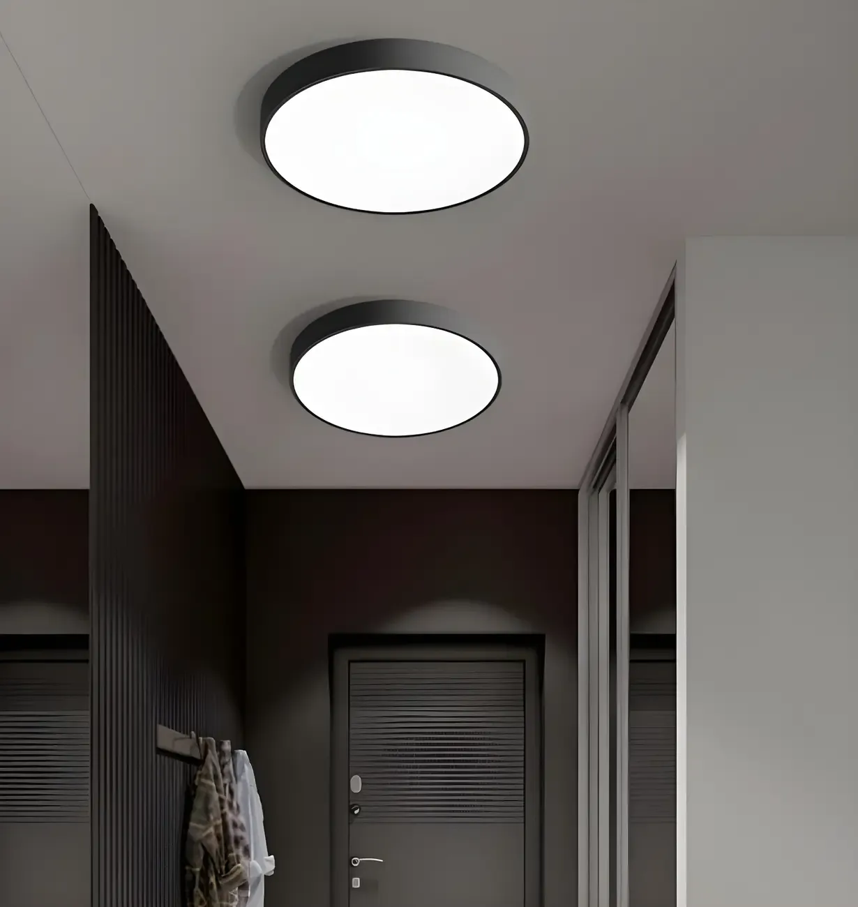 Modern Acrylic LED Flush Ceiling Light for Living Room Image - 22