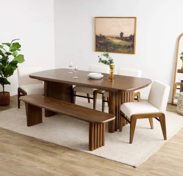 dining bench and chair