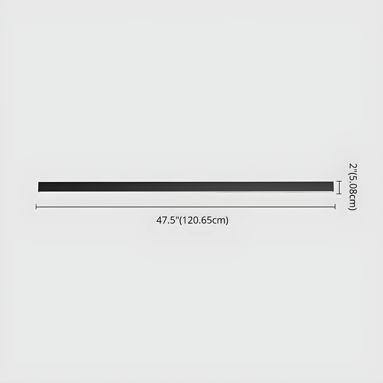 Modern Black Aluminum LED Rectangle Flush Mount Ceiling Light Image - 15 | homeyfad