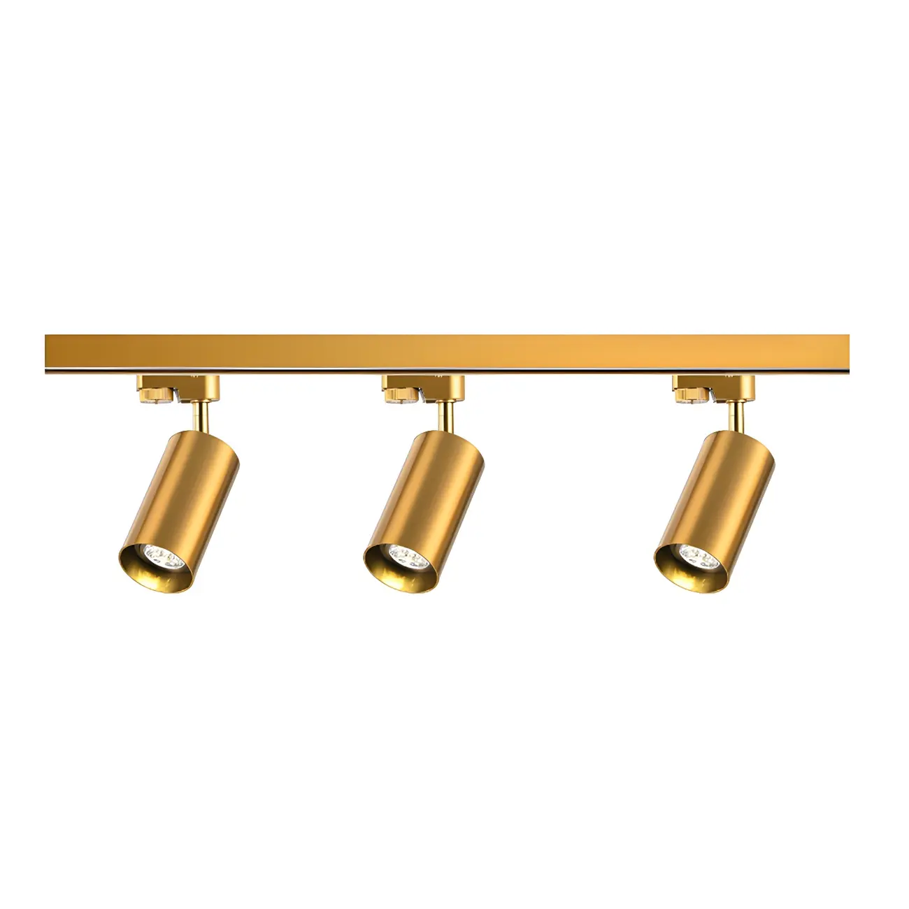 Modern Gold Track Lighting Fixture for Living Room Image - 8 | homeyfad