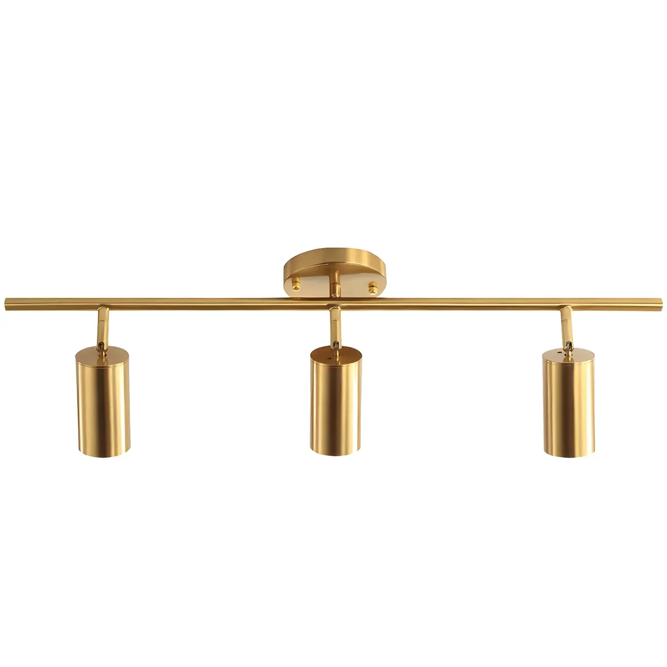 Modern Gold Track Lighting Fixture for Living Room Image - 10