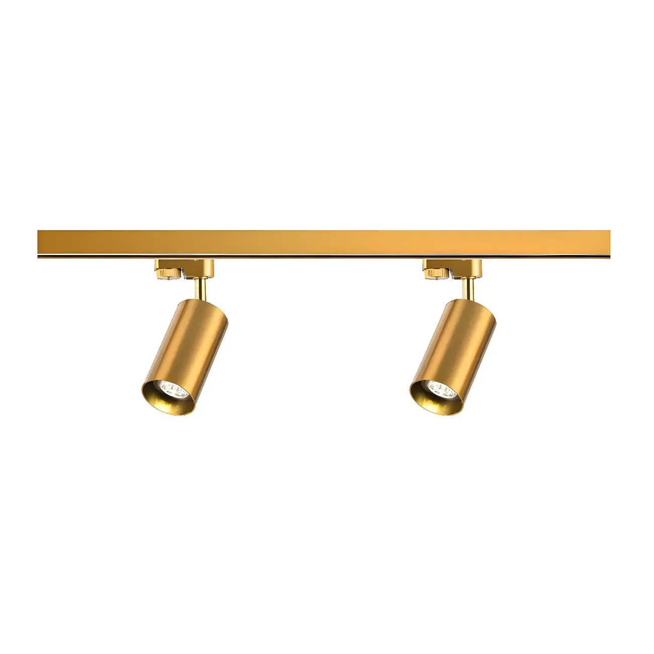 Modern Gold Track Lighting Fixture for Living Room Image - 16