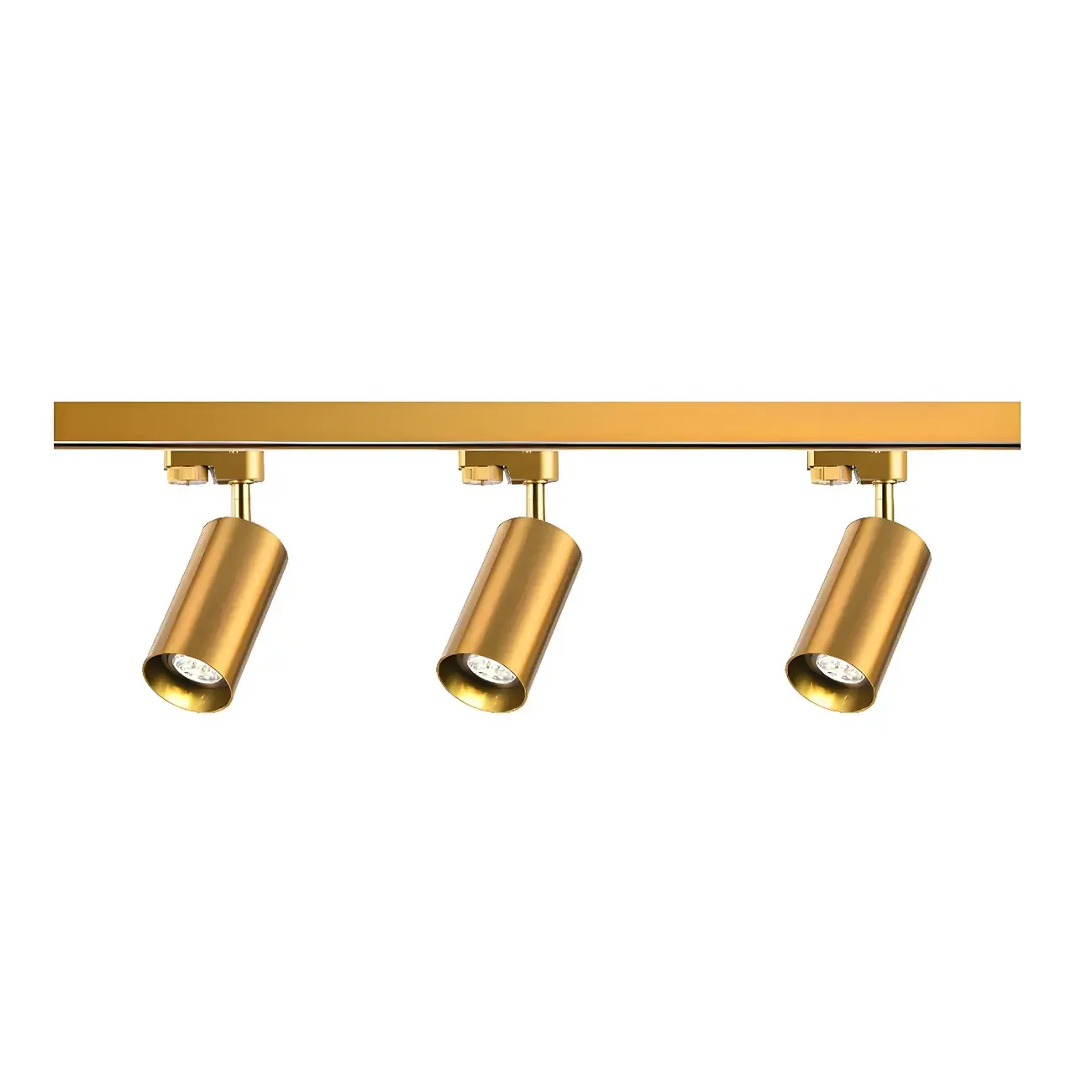 Modern Gold Track Lighting Fixture for Living Room Image - 17