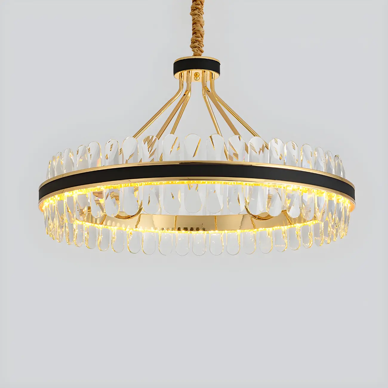 Luxury Modern 1/2-Tier Crystal Chandelier for Kitchen Image - 4 | homeyfad
