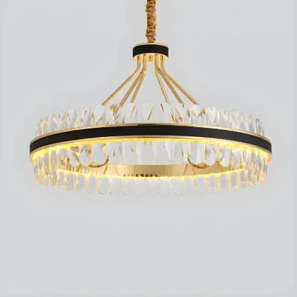 Luxury Modern 1/2-Tier Crystal Chandelier for Kitchen Image - 4