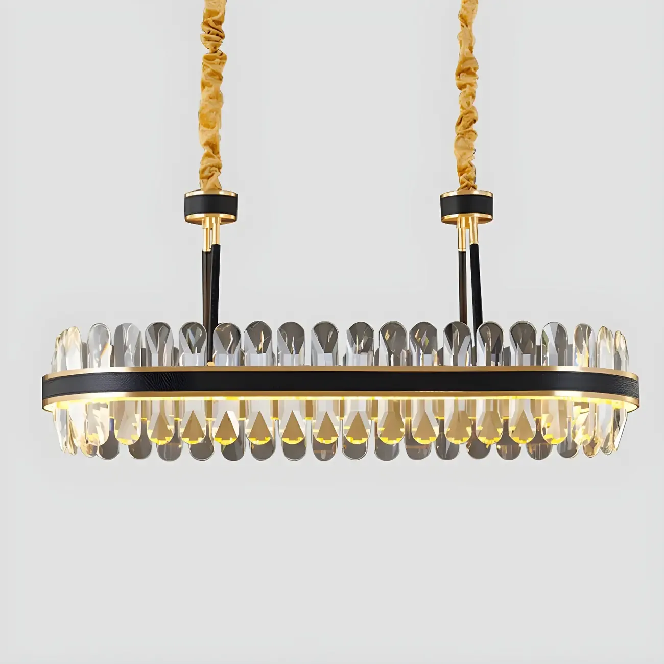Luxury Modern 1/2-Tier Crystal Chandelier for Kitchen Image - 5